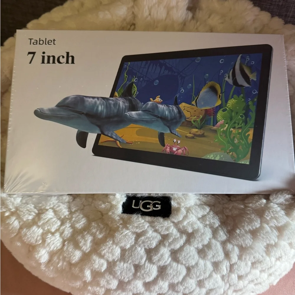 Sealed never opened, 7-Inch Tablet with Sealed Wireless Headphones Set 🎧